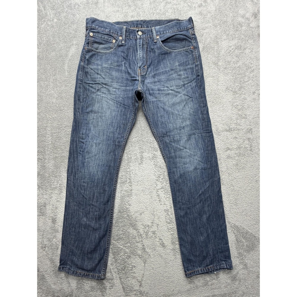 Levis 527 Jeans Mens Measured 36x29 Blue Bootcut Denim Slim Fit Medium Wash